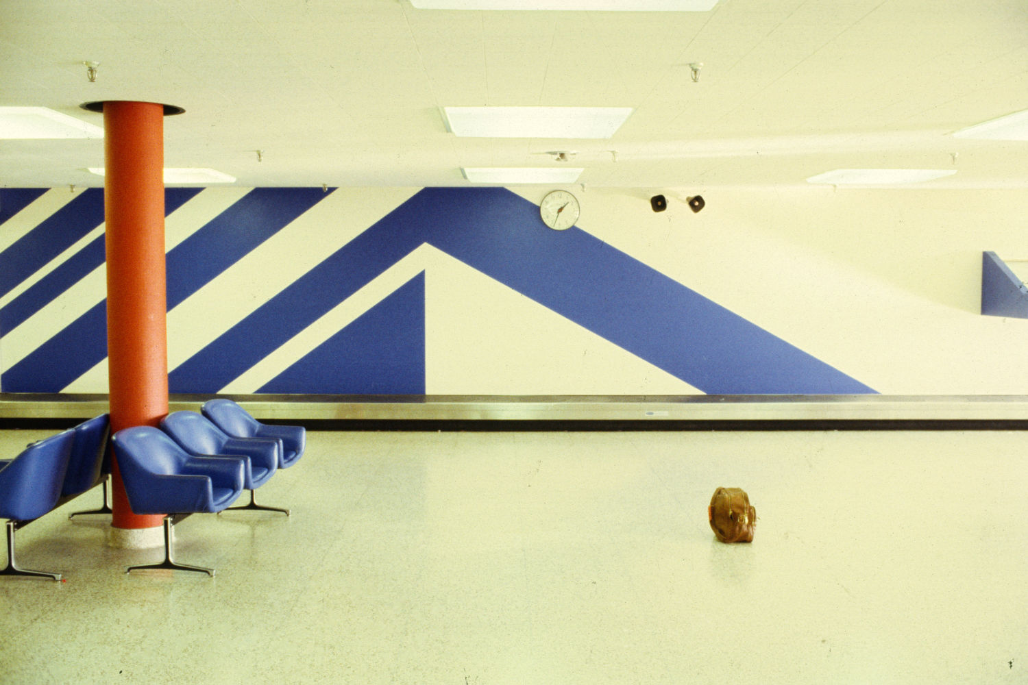 Billings Logan International Airport baggage claim, 1980